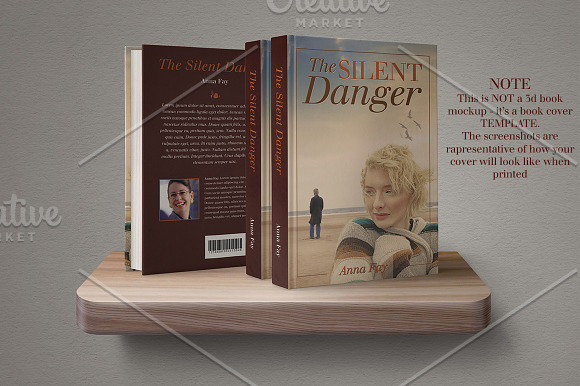 Book Cover Template 016 in Templates - product preview 1
