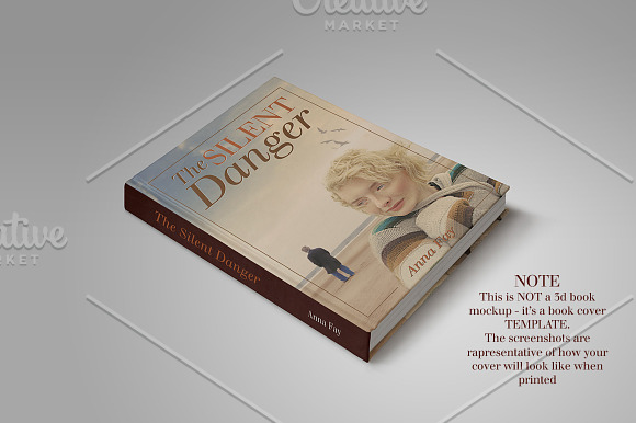 Book Cover Template 016 in Templates - product preview 3