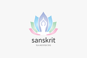 Sanskrit Yoga Logo