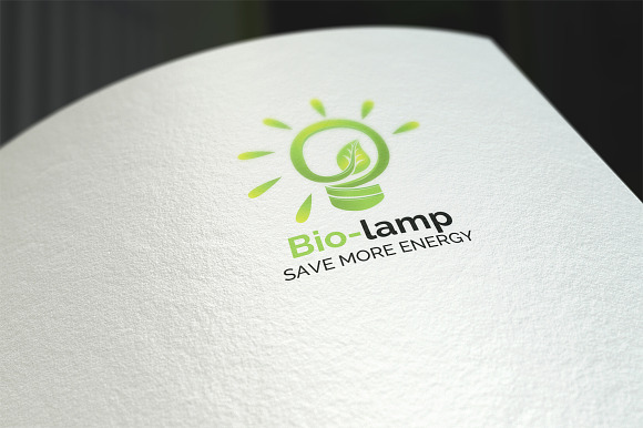 Bio Lamp / Energy - Logo Template in Logo Templates - product preview 3