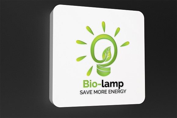 Bio Lamp / Energy - Logo Template in Logo Templates - product preview 4