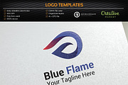 Blue Flame / Fire - Logo Template