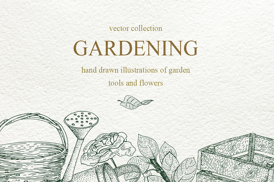 Gardening Vector Collection in Illustrations - product preview 8