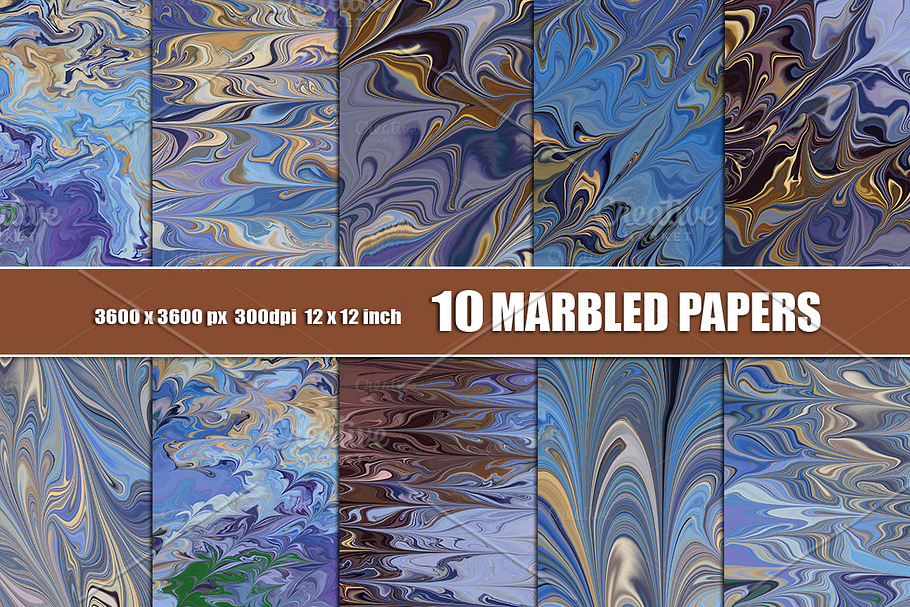 Marbled paper backgrouns abstract