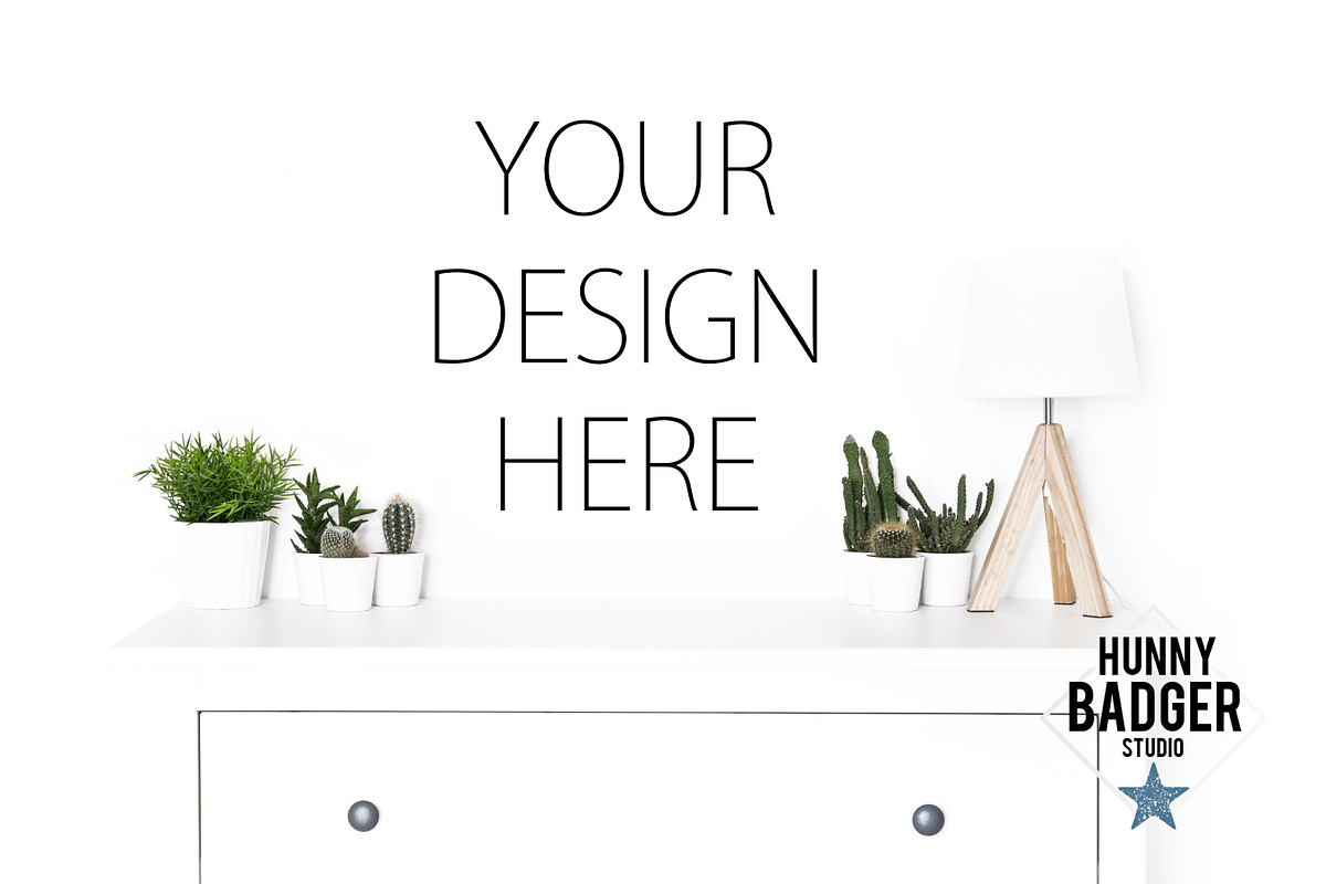 Styled stock photo - poster mockup in Print Mockups - product preview 8