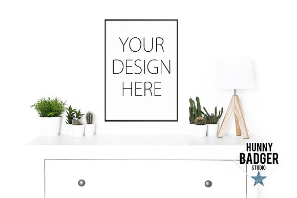 Styled stock photo - poster mockup in Print Mockups - product preview 2