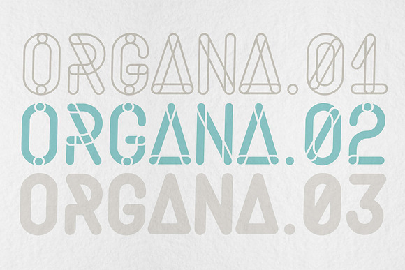 Organa in Stencil Fonts - product preview 1