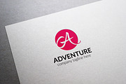Adventure Letter A Logo V2