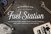 Fuel Station | Vector Grime Brushes