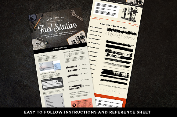 Fuel Station | Vector Grime Brushes in Photoshop Brushes - product preview 4