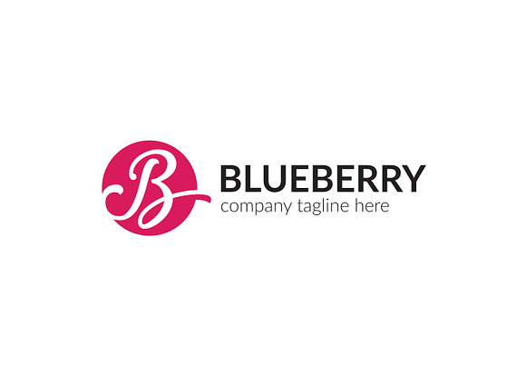 Blueberry Letter B Logo in Logo Templates - product preview 1