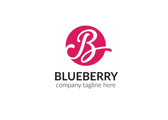 Blueberry Letter B Logo in Logo Templates - product preview 2