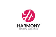 Harmony Letter H Logo