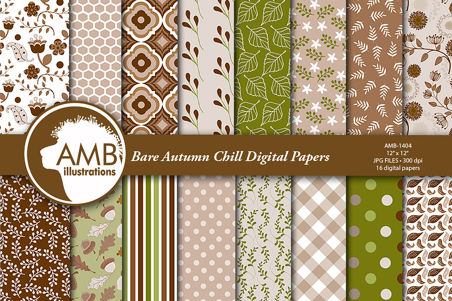 Bare Autumn Chill Papers AMB-1404