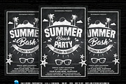 Chalkboard Summer Beach Party
