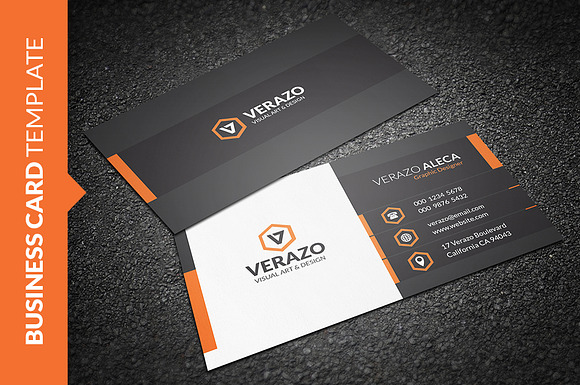 Creative & Modern Business Card in Business Card Templates - product preview 1