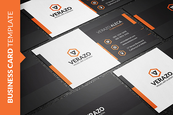 Creative & Modern Business Card in Business Card Templates - product preview 2