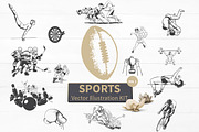 Sports Vector Illustration Kit