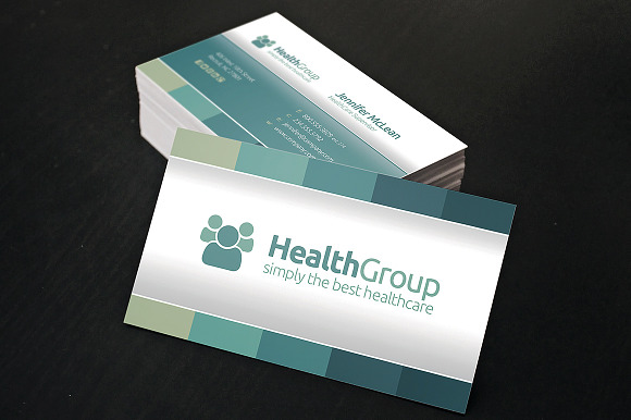 Healthcare Business Cards in Business Card Templates - product preview 1