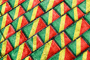 Congo Flag Urban Grunge Pattern