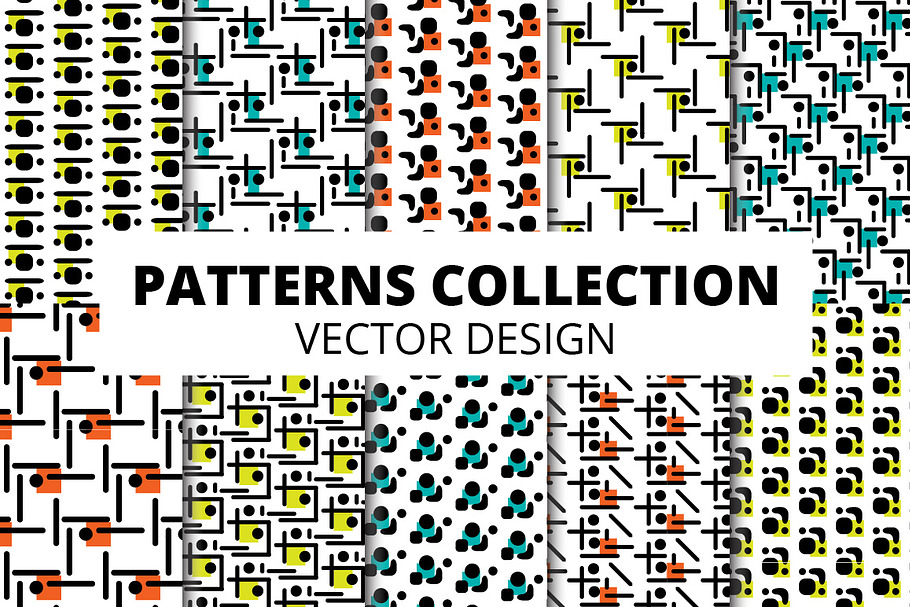 Geometric Colorful Patterns in Patterns - product preview 8