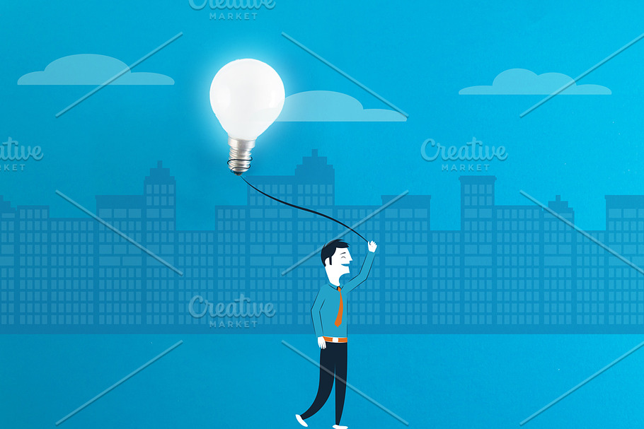 Good idea conceptual illustration in Illustrations - product preview 8
