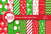 Christmas Digital Paper AMB-1413