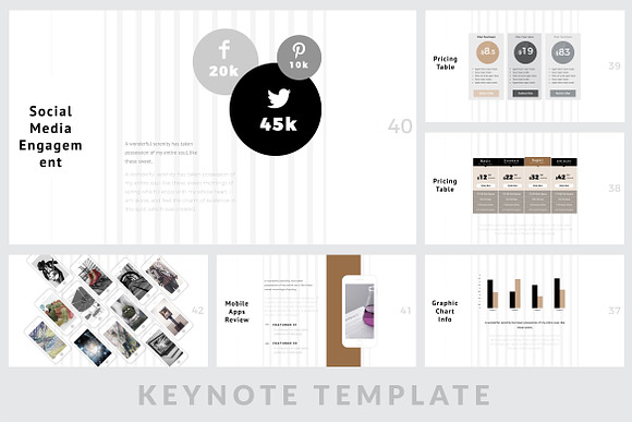 Minimalism Keynote Template in Keynote Templates - product preview 7