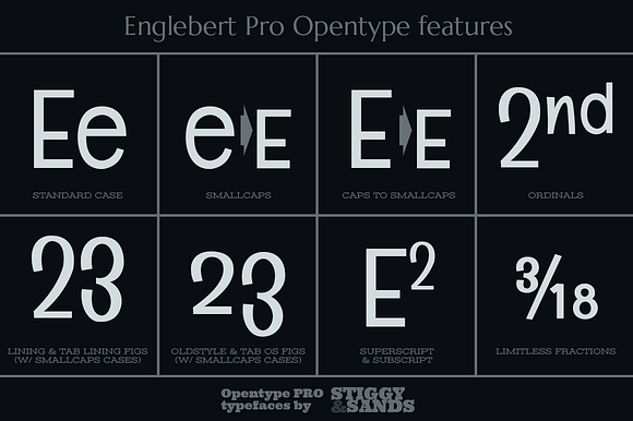 Englebert Pro in Display Fonts - product preview 3