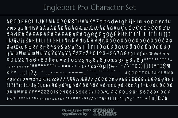 Englebert Pro in Display Fonts - product preview 4