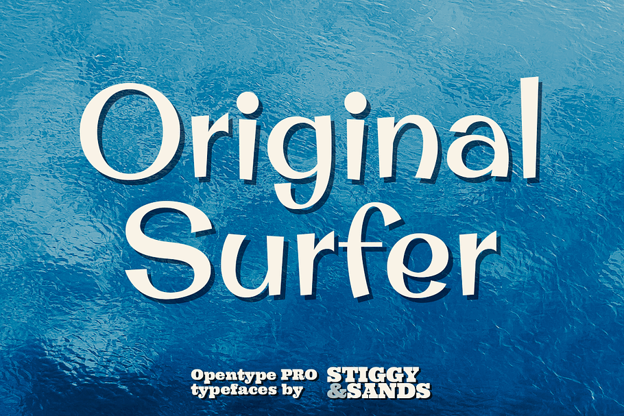 Original Surfer Pro in Display Fonts - product preview 8