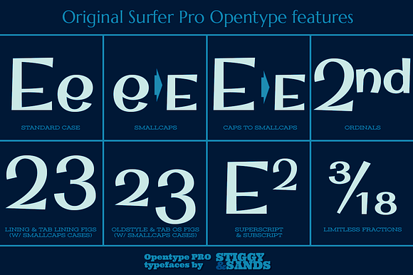Original Surfer Pro in Display Fonts - product preview 3