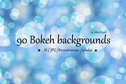 90 Bokeh backgrounds