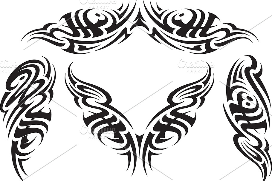 Tribal tattoo patterns in Patterns - product preview 8