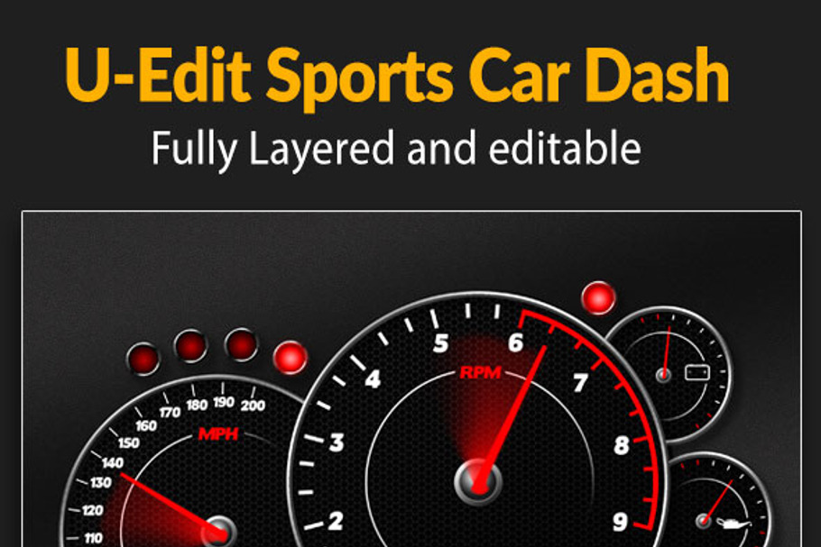 U-Edit Sports Car Dash
