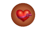 valentine gift heart illustration