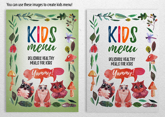 Watercolor animals for Children in Illustrations - product preview 6