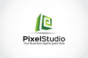 Pixel Studio Logo Template