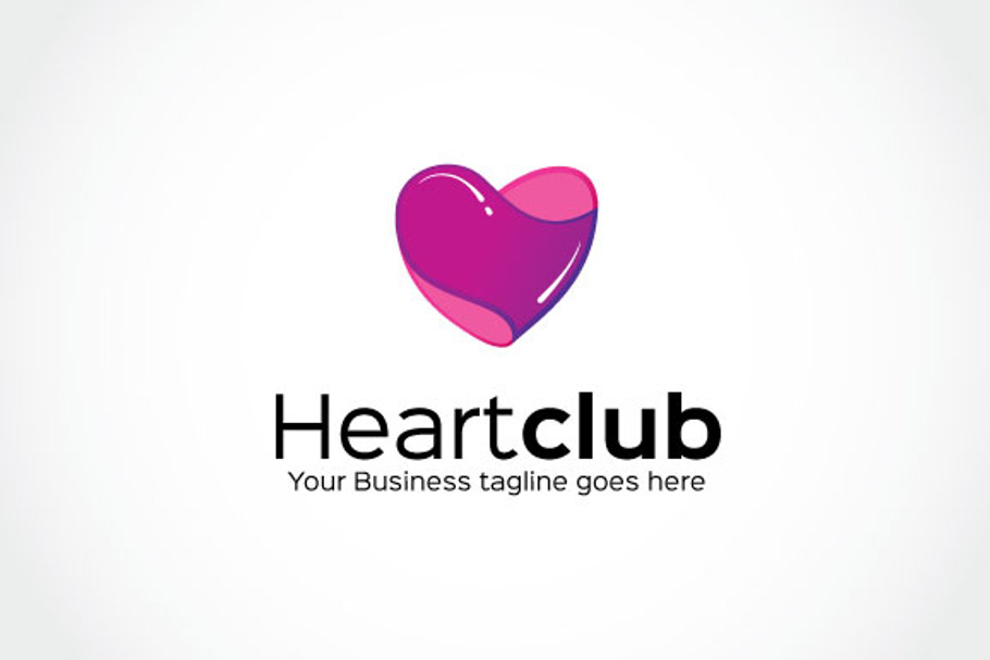 Heart club Logo Template
