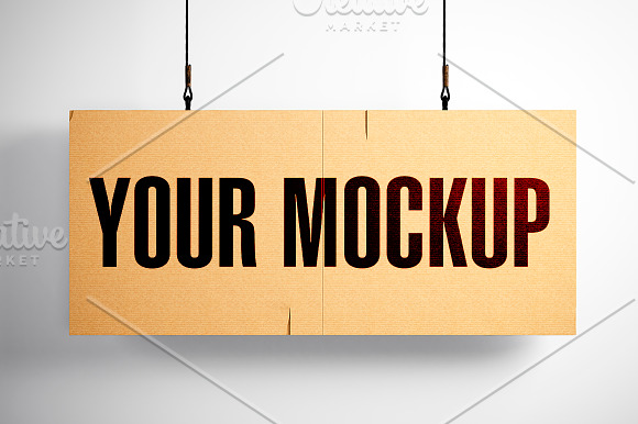 Blank canvas on white background. in Print Mockups - product preview 2
