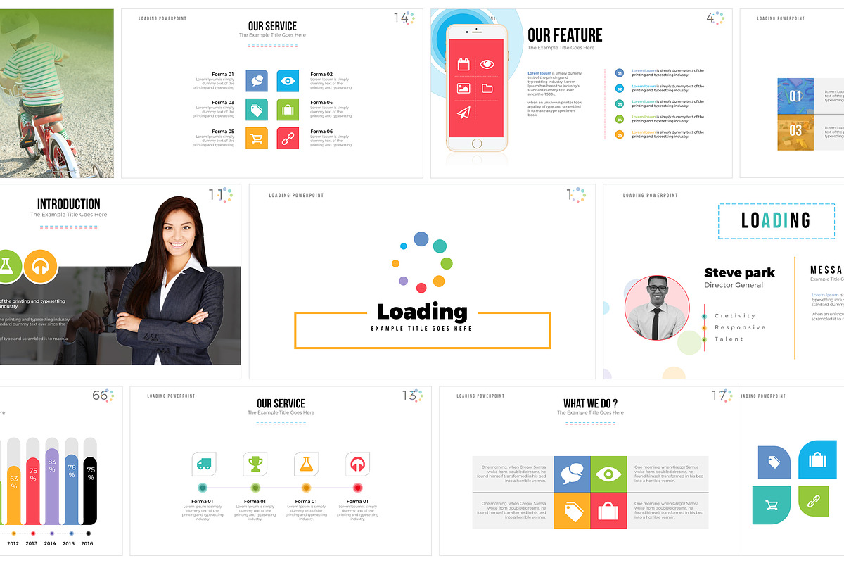 Loading Keynote Template in Keynote Templates - product preview 8