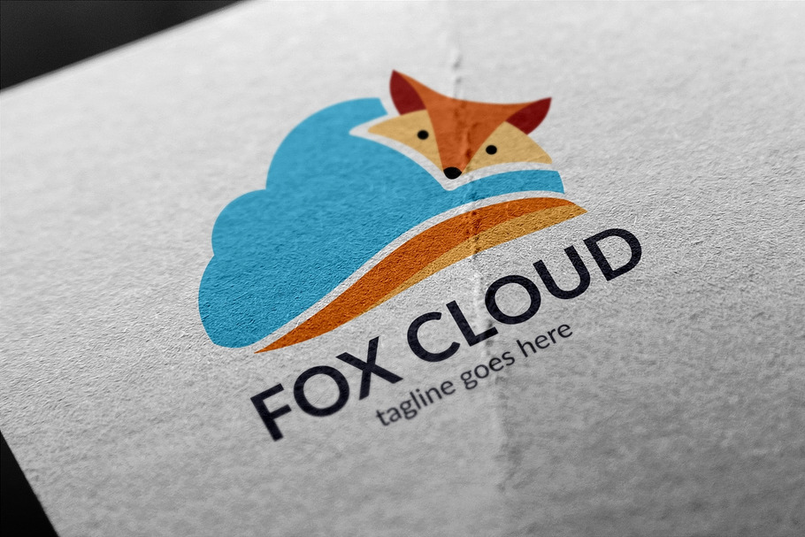 Fox Cloud Logo in Logo Templates - product preview 8