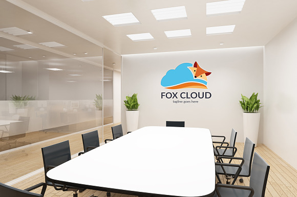 Fox Cloud Logo in Logo Templates - product preview 2
