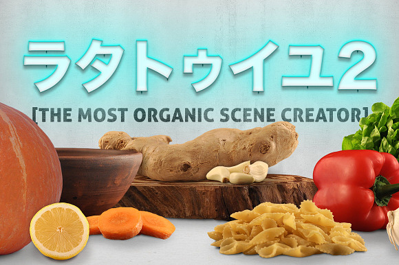 Ratatouille 2 — Food Scene Creator in Scene Creator Mockups - product preview 2