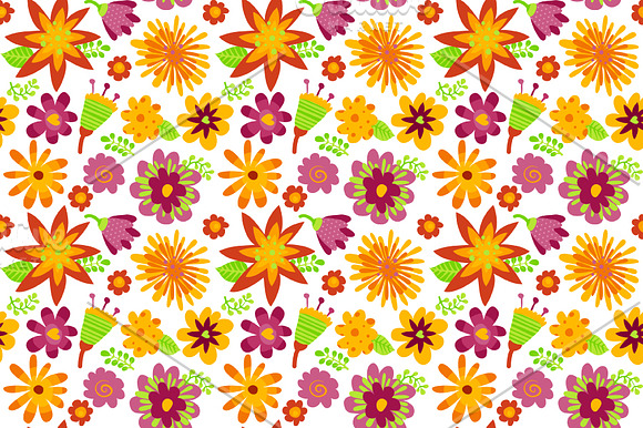 Bright floral set in Patterns - product preview 5