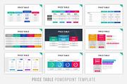 Price Table Powerpoint Template
