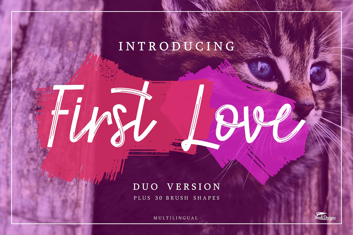 First Love Script  in Script Fonts - product preview 8