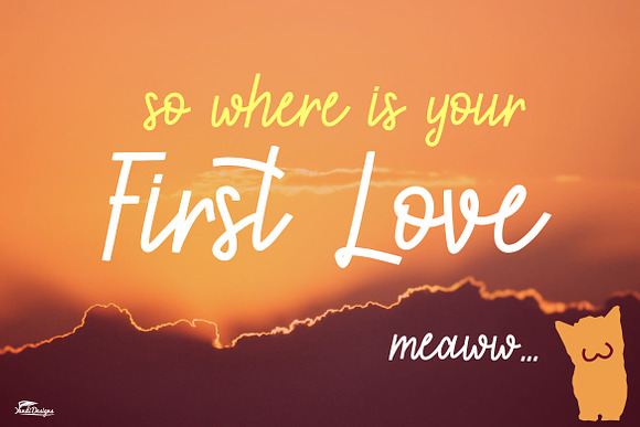 First Love Script  in Script Fonts - product preview 4