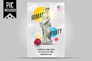 Roman Party Flyer
