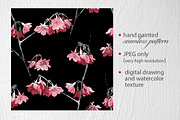 sakura blossom seamless pattern